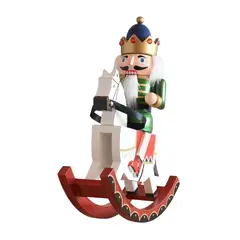 GENERICO - Cascanueces A Caballo 1402C 30 cm Verde