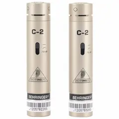 Behringer - Behringer C-2 Micrófonos de Condensador c2 de Estudio par