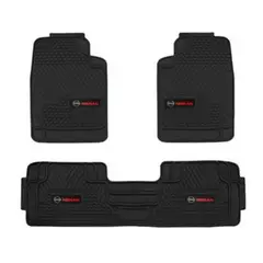 GENERICO - Piso jebe protector de alfombra nissan tiida versa xtrail
