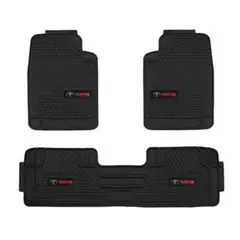 GENERICO - Piso jebe protector de alfombra toyota etios fortuner hilux