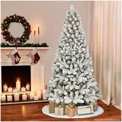 INSPIRA MARKET - Arbol de navidad nevado 1.5 mt