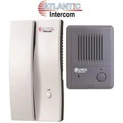 ATLANTIC - Intercomunicador de 1 punto con Portero de Plástico  KIT  ATLANTIC