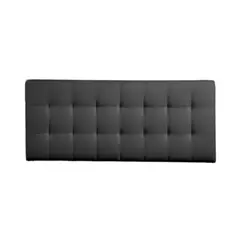 MAVISAC - Cabecera Lily Plaza King Color Gris - Tela