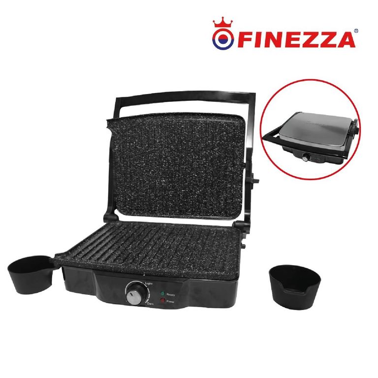 Parrillera Finezza FZ-802EG Antiadherente con Regulador Temperatura