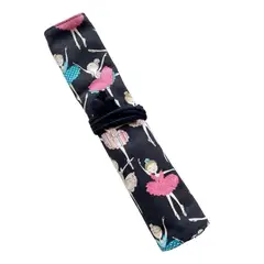 GENERICO - Estuche enrollable porta pinceles - Balerina