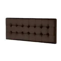 MAVISAC - Cabecera Vinilo Dos Plazas Color Chocolate - Tela