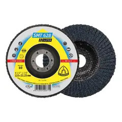 KLINGSPOR - Disco Flap 4 1/2" G60 /115x22.2mm Centro concavo - Pack x 20 und