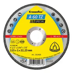 KLINGSPOR - Disco Corte 4-1/2"/Special/115x1x22.23mm - Pack x 10 und