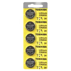 TOSHIBA - PILAS CR2032 3V LITIO X 5 UNIDADES