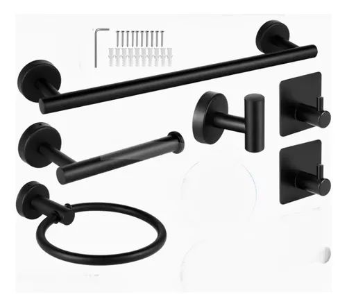 Accesorios Para Baño Acero Inoxidable Black