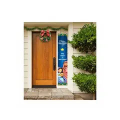 GENERICO - BANDERIN PARA PUERTA PESEBRE NAVIDEÑO