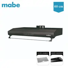 MABE - Campana Extractora Negro CMU6020PB0 60cm
