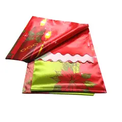 GENERICO - Mantel navideño para mesa rectangular cobertor 220 cm x 150 cm