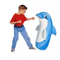 INTEX - Porfiado Muñeco Inflable delfín