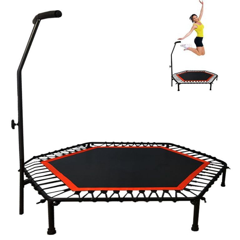 Trampolin de Gimnasia Saltarin Fitness con Parante 120kg