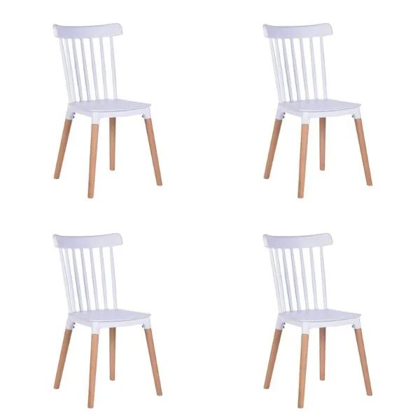 Silla Con Respaldo Modelo Nova Set x 4