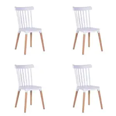 GRUPO CB - Silla Con Respaldo Modelo Nova Set x 4