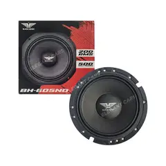 BLACK HAWK - Parlante Medio Neodimio 65? 500w Pro BH-605ND.