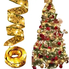 GENERICO - Cinta Luz Hadas Navidad Decoración Hogar Adorno Año Nuevo Genieka