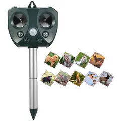 GENERICO - Repelente Solar Ultrasónico Para Animales Gatos Perros Ratones