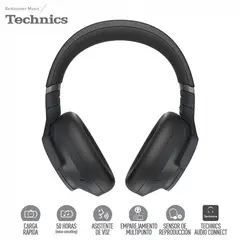 TECHNICS - Audífonos Inalámbricos Bluetooth Over Ear Technics A800 Negro