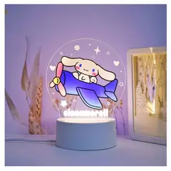 GENERICO - Lámpara de Dormitorio Celeste Kawaii