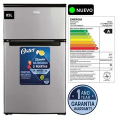 OSTER - Frigobar 85L OS-PMB233BV Silver