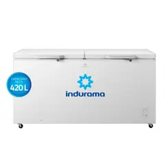 INDURAMA - Congeladora Defrost 420L CI-420BL Blanco