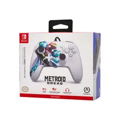 POWER A - Mando Enhanced Wired Controller Powera Metroid Dread Nintendo Switch