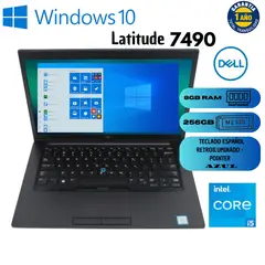 DELL - LAPTOP DELL. LATITUDE 7490 Core i5/ 8 GEN, Ram 8/ M2. 256 Gb (Reacondicionado)