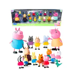 PEPPA PIG - Set De Peppa Pig 15 Personajes Familia y Amigos