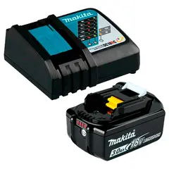 MAKITA - Kit Set 18V Bateria 3Ah BL1830B Cargador Rápido DC18RC