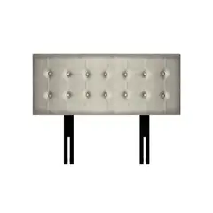 BARAKA HOME - Cabecera Opole Patas Desmontables Queen - Beige Claro