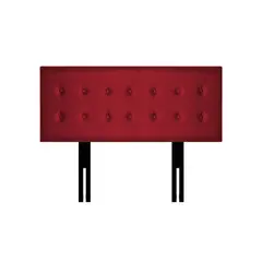 BARAKA HOME - Cabecera Opole Patas Desmontables Queen - Rojo