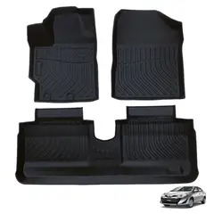 TECGO - PROTECTOR CUBRE PISO 5D TPE TOYOTA YARIS 2014-2020
