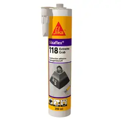 SIKA - Adhesivo elástico de alto agarre Sikaflex-118 Extreme Grab 290ml
