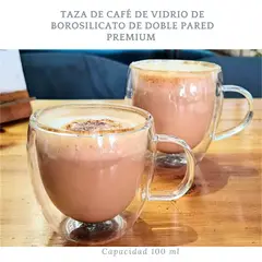GENERICO - Taza espresso 100 ml  SET DE DOS