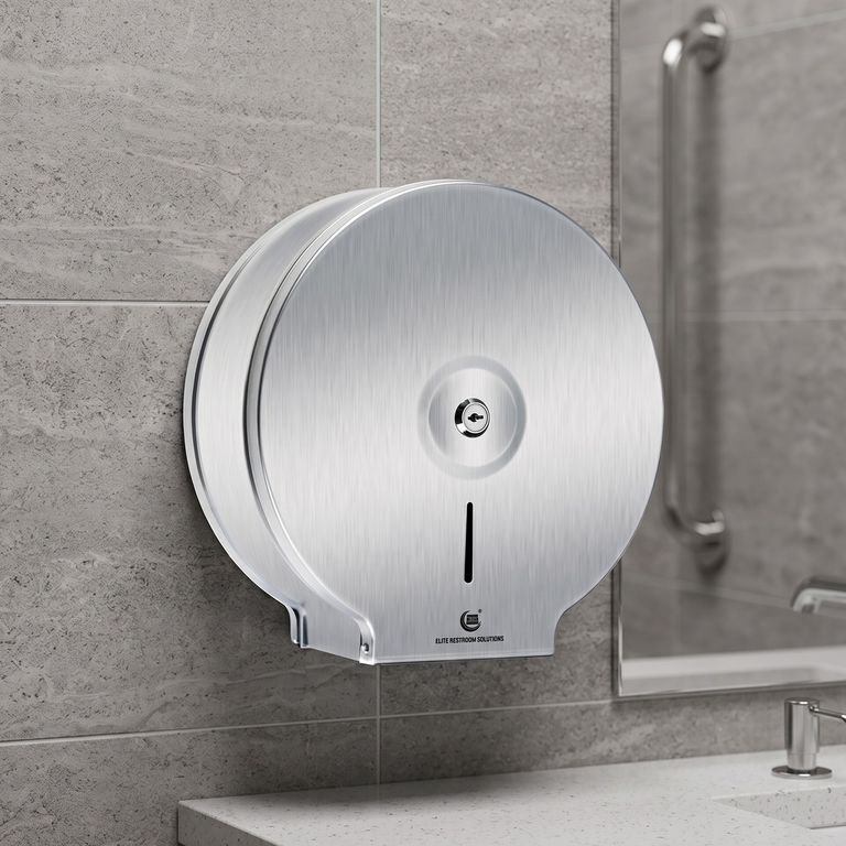 Dispensador de papel Higiénico Jumbo - Acero Inoxidable 304