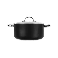 BRINOX - Cacerola Con Tapa 20cm 2.7L Curry Negro