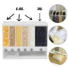 GENERICO - Dispensador de Alimentos en Granos con 6 Divisiones de Plastico