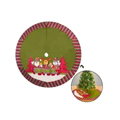 GENERICO - Alfombra piso para árbol de navidad