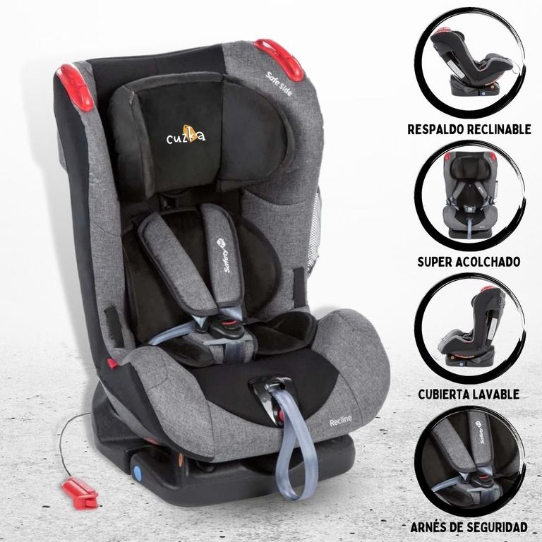 Silla de Auto para Bebé Denim SAFETY 1ST «RECLINE NEW» Grey
