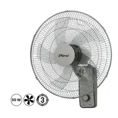 DIORE - Ventilador de pared Dioré  MWF-1805 3 velocidades 5 aspas 50 Watts