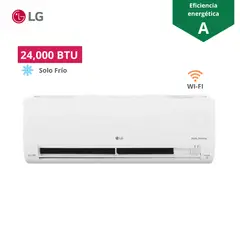 LG - Aire Acondicionado 24 000 BTU Inverter Frío Solo con WiFi
