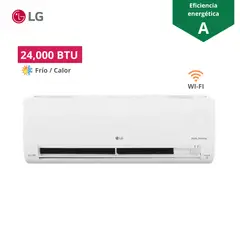 LG - Aire Acondicionado 24000 BTU DualCool Inverter Frío - Calor