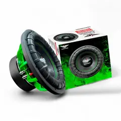 BLACK HAWK - Subwoofer 12" Pulgadas 2500W 800 RMS 2 Bobina