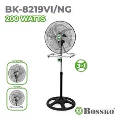BOSSKO - VENTILADOR BK-8219VI DE 5 ASPAS 3 EN 1