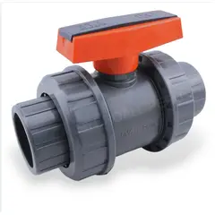 ERA - Valvula Bola Doble Universal PVC 4" C/ROSCA NPT - Hydroall Peru