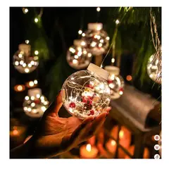 GENERICO - Luces de Navidad Led Guirnalda Modelo de Bombillo con Figuras