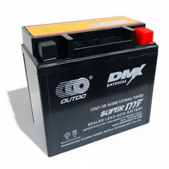 GENERICO - Batería Moto 12N7-3B Outdo DMX Sellada Activada